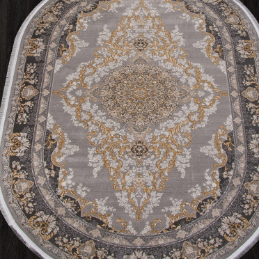 Ковер 752080 - 000 - Овал - коллекция KASHAN