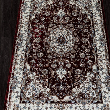 Ковер 00642A - BURGUNDY / BURGUNDY - Прямоугольник - коллекция ASADU