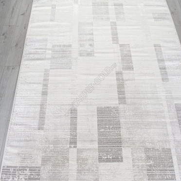 Ковер 32325A - CREAM / L.GREY - Прямоугольник - коллекция SHINE
