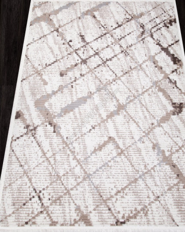 Ковер турецкий A959AF JOLI (Полиэстер, бежевый, белый)