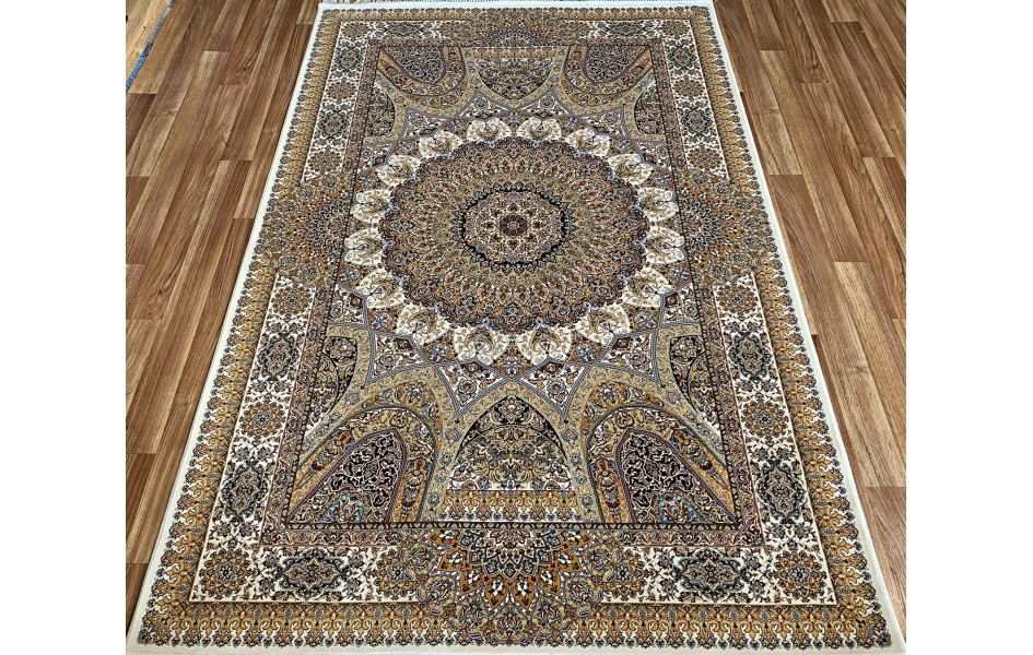 Ковер турецкий Абришим 3809A CREAM прямоугольный