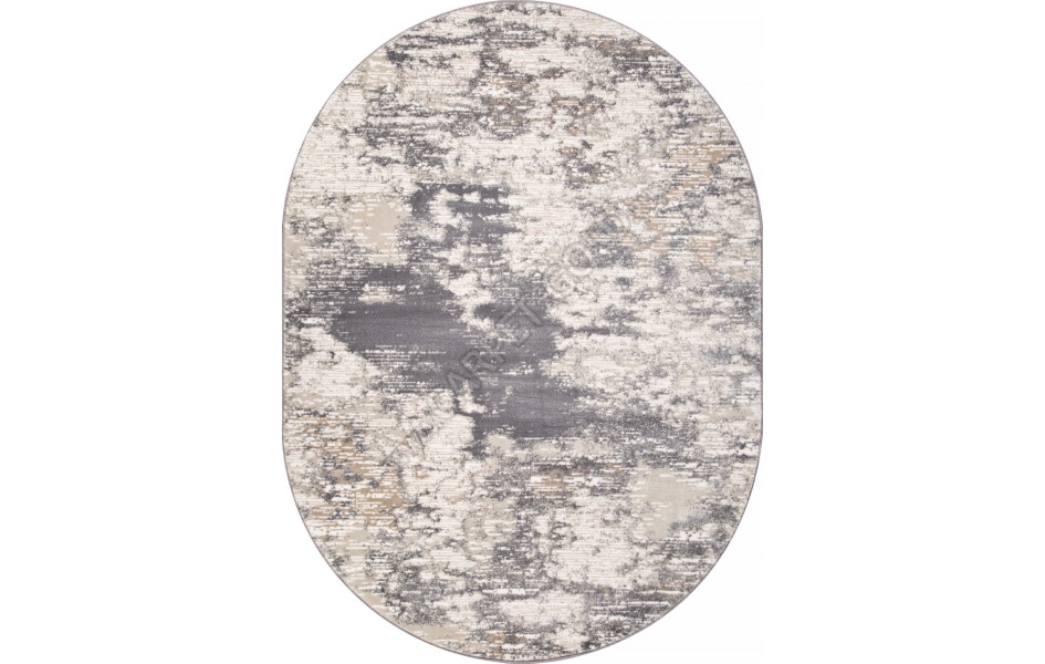 Ковер D734 - BEIGE - Овал - коллекция ATLANTIS