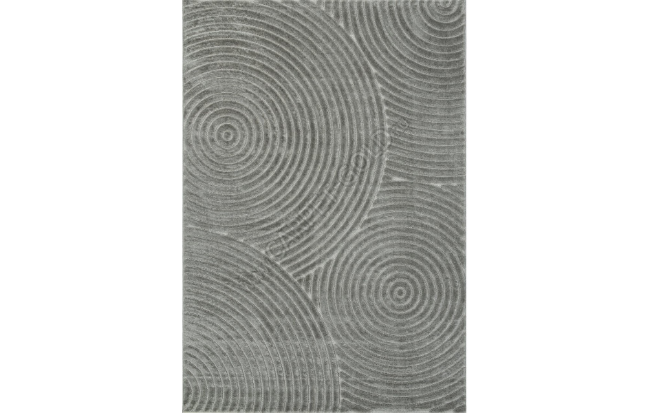 Ковер D798AG - GREY / GREY - Прямоугольник - коллекция JUNO