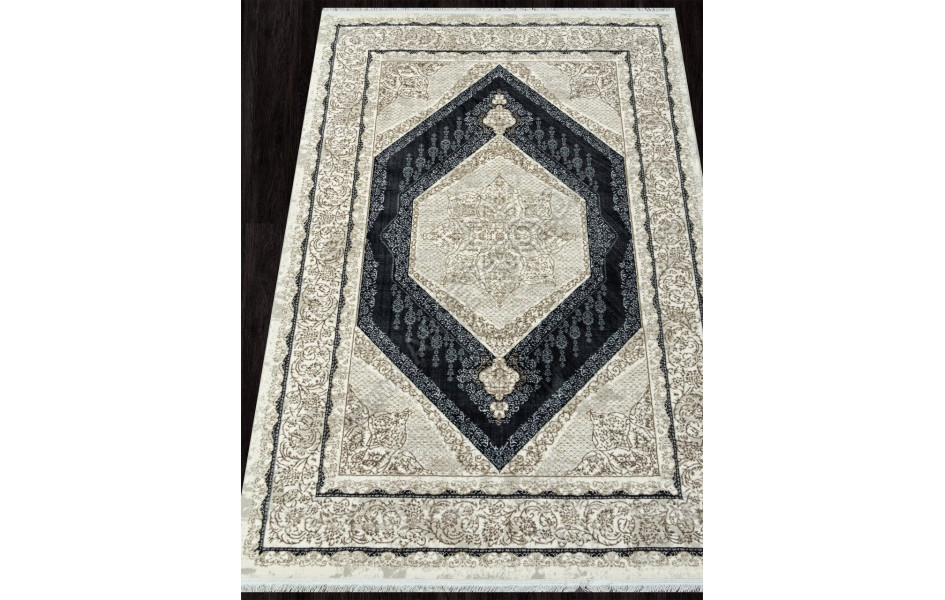 Ковер N2136A - CREAM / D.GREY - Прямоугольник - коллекция POMPEI