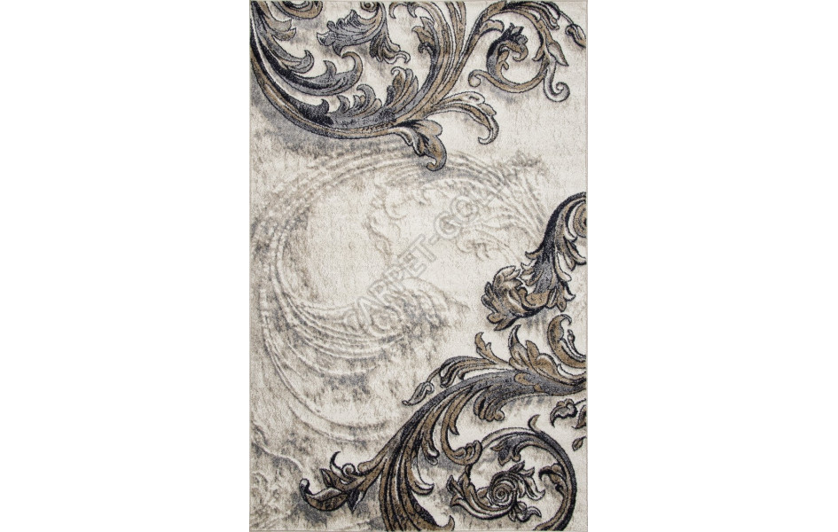 Ковер D754 - BEIGE - Прямоугольник - коллекция TORNADO