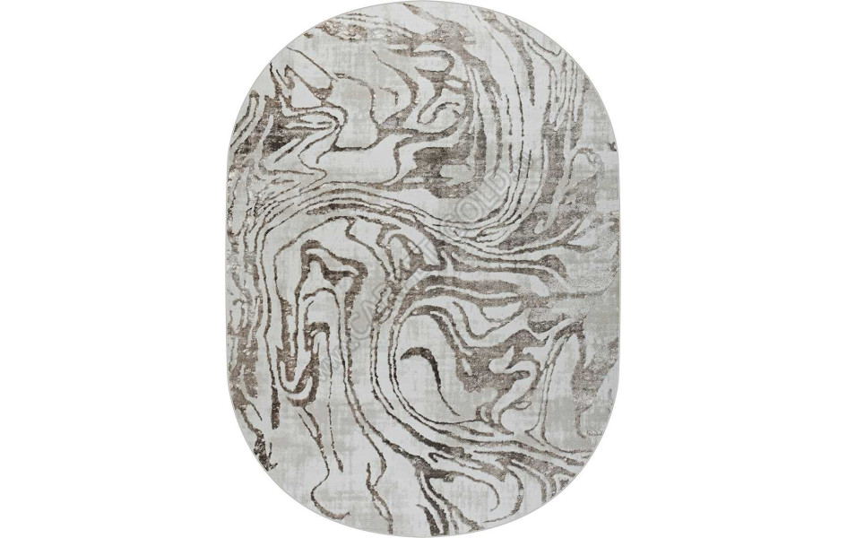 38893A OVAL BROWN FLS / BEIGE Olimpos