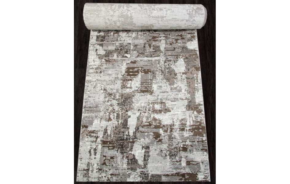 Ковер F238 - GRAY-BEIGE - Дорожка - коллекция GRAFF