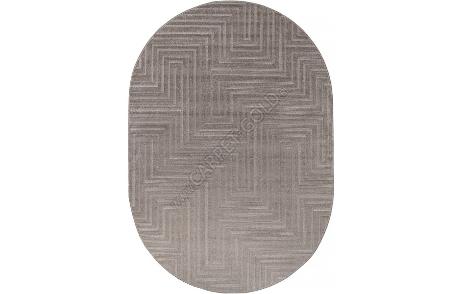 Ковер F412 - LIGHT BEIGE - Овал - коллекция DIOS