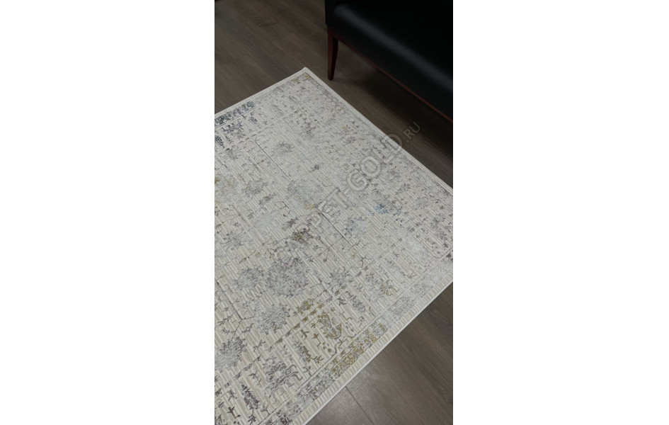 Ковер 9308C - S.WHITE / P.CREAM - Прямоугольник - коллекция LILY