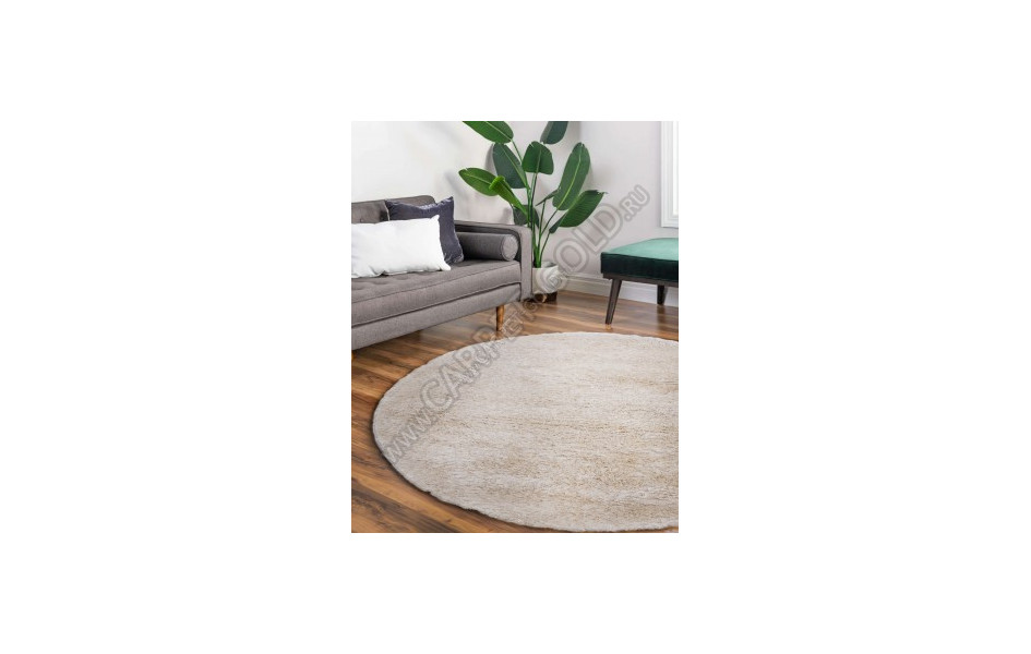 Бельгийский ковер Rhapsody 2501 100 круглый длинноворсовый пушистый